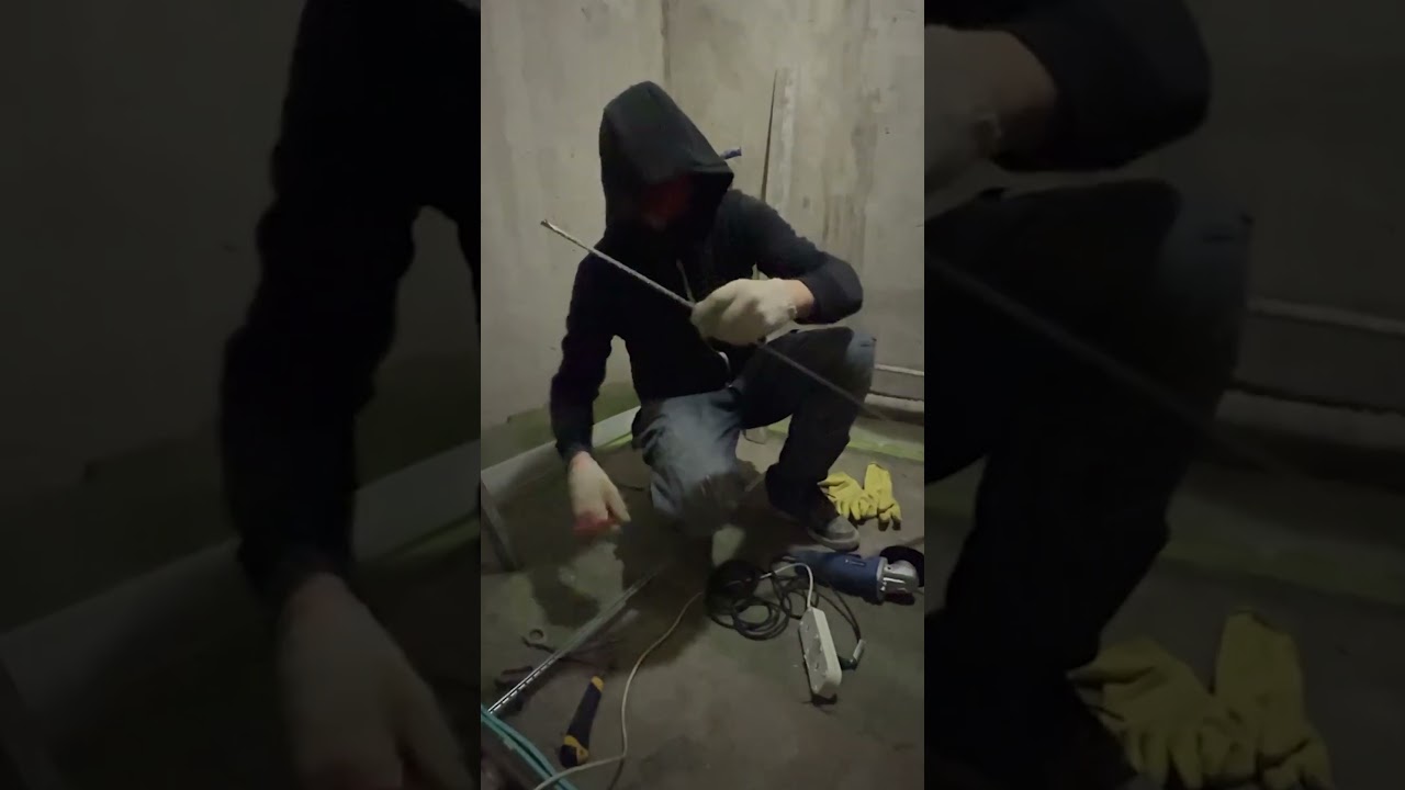 Как самостоятельно залить стяжку весь процесс за 1мин. #shorts