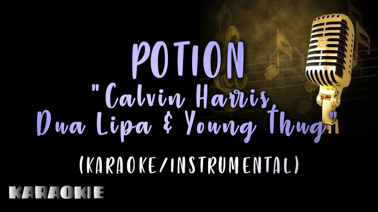 Calvin Harris, Dua Lipa & Young Thug - Potion (Karaoke)