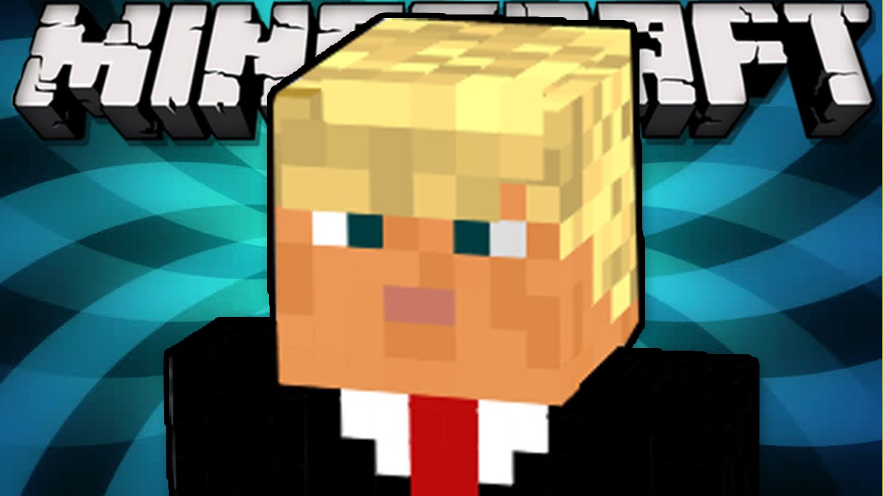 DONALD TRUMP Plays Minecraft