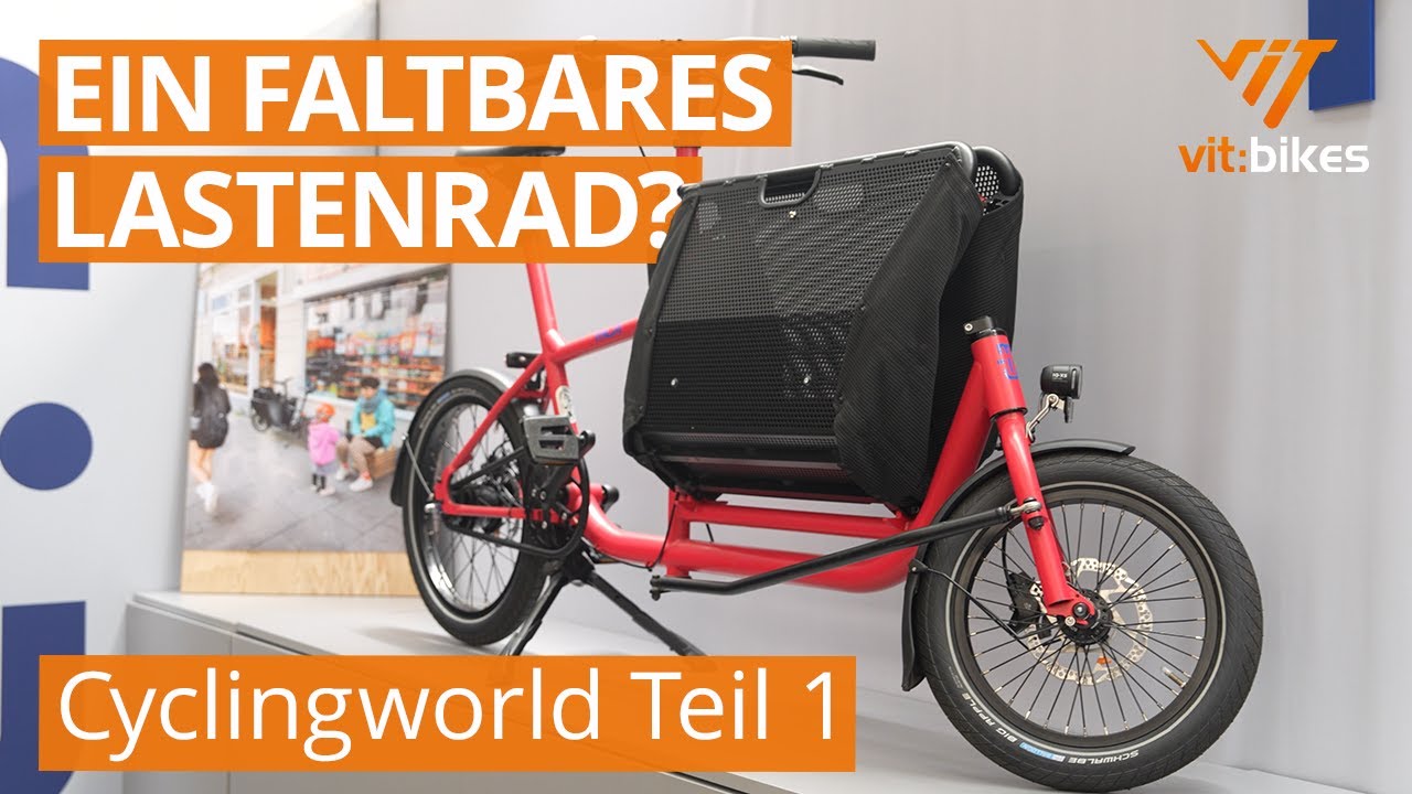 Fahrrad statt Auto?🚲🚗 Die Cyclingworld Europe ganz im Zeichen der Lastenräder!
