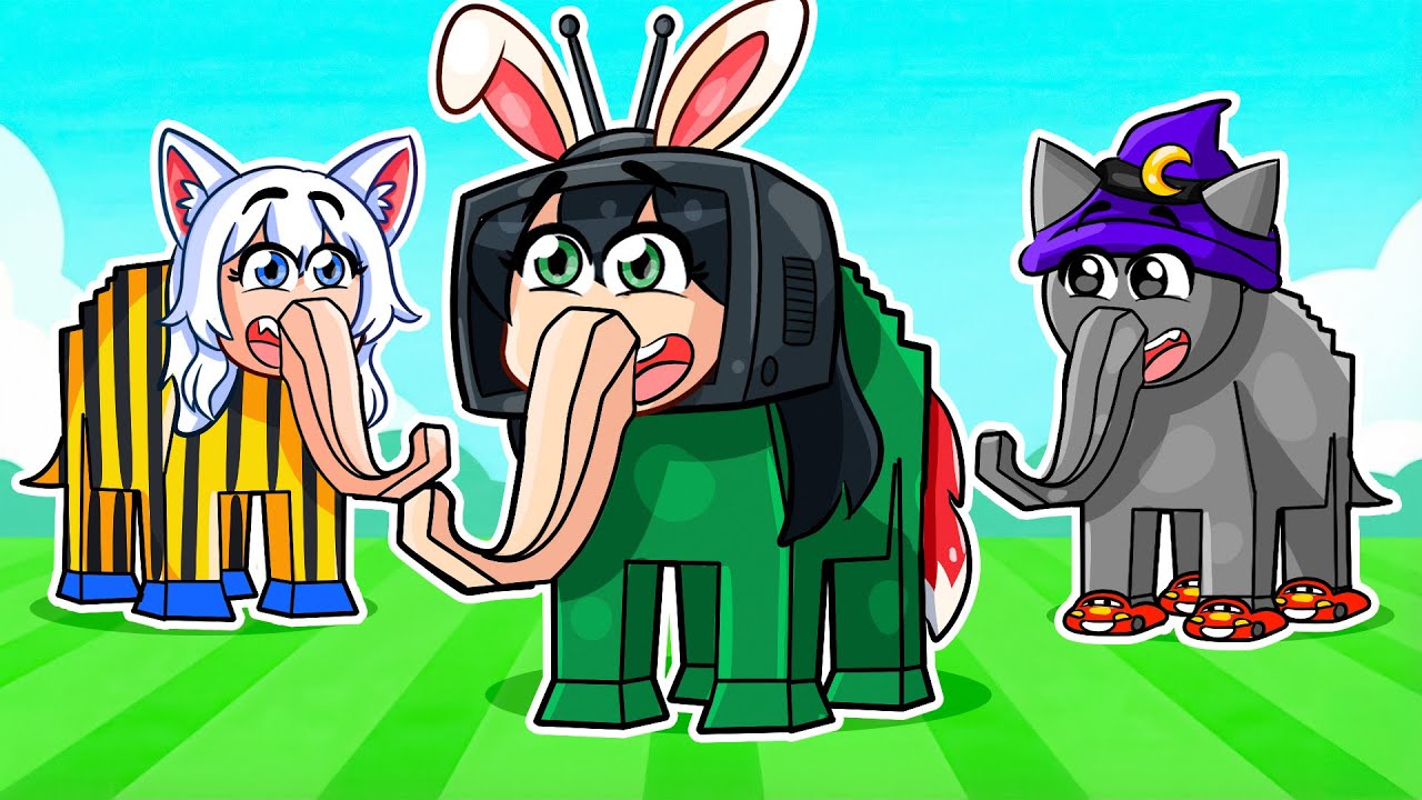 CUANDO EL JUEGO ES REAL 🐘 | sameeKG X Roblox MOMENTOS DIVERTIDOS