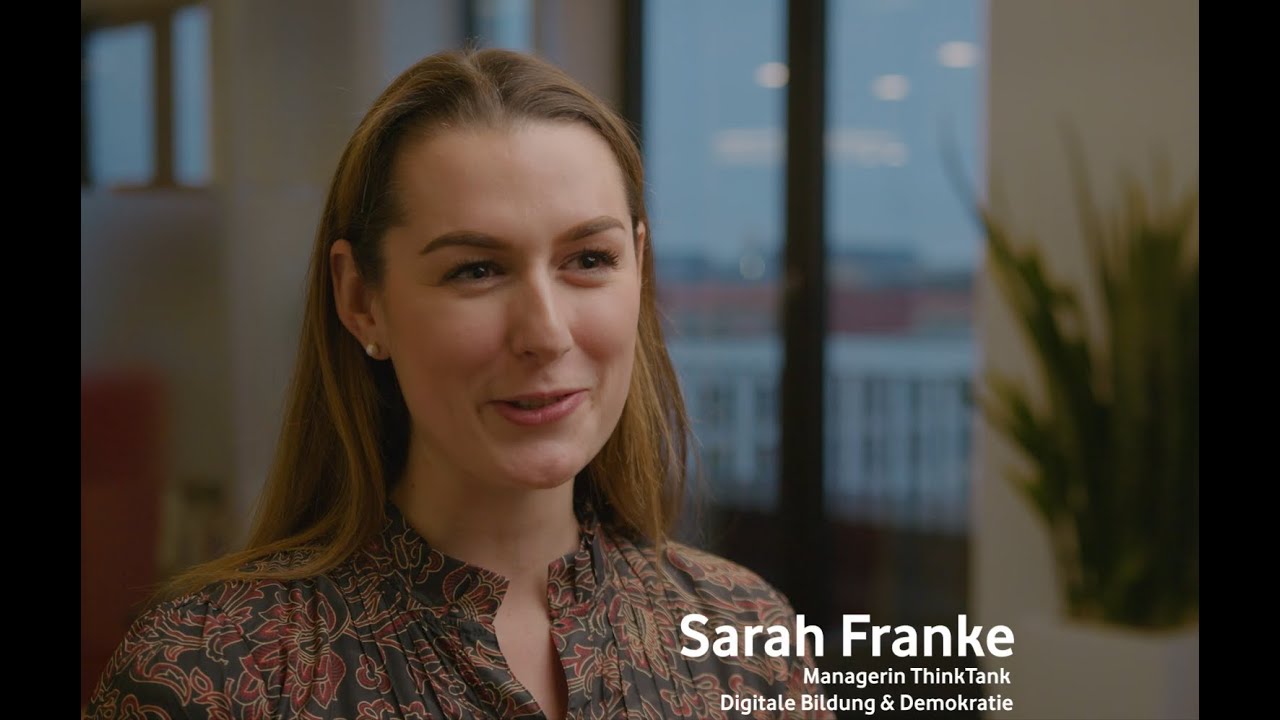 Interview mit Sarah Franke, Managerin Think Tank der Vodafone Stiftung