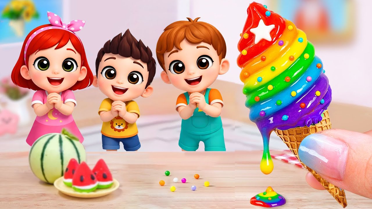 Amazing Rainbow Ice Cream 🍦🌈 How To Make Mini Rainbow Ice Cream Decorating Ideas ✨ Sweet Cake Master