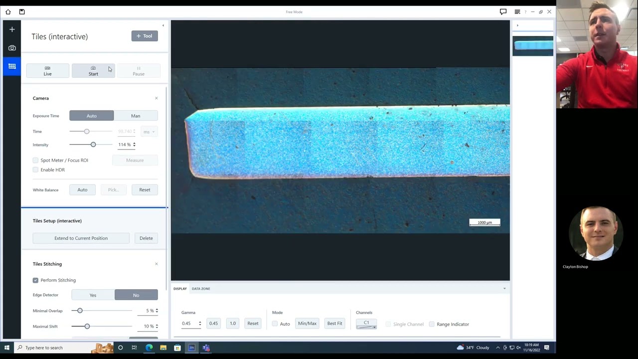 ZEISS - Zen Core Motorized Stitching Part 1