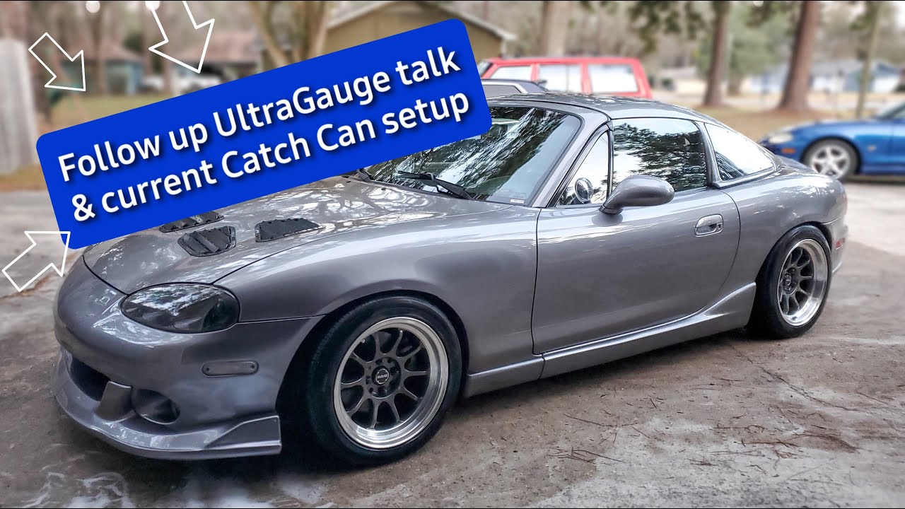 Mazdaspeed Miata UltraGauge follow up & Catch can setup