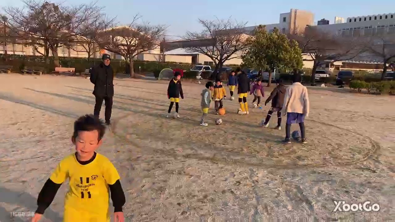 ドリブルドリル　木曜篠目スクール成長記録　20260212