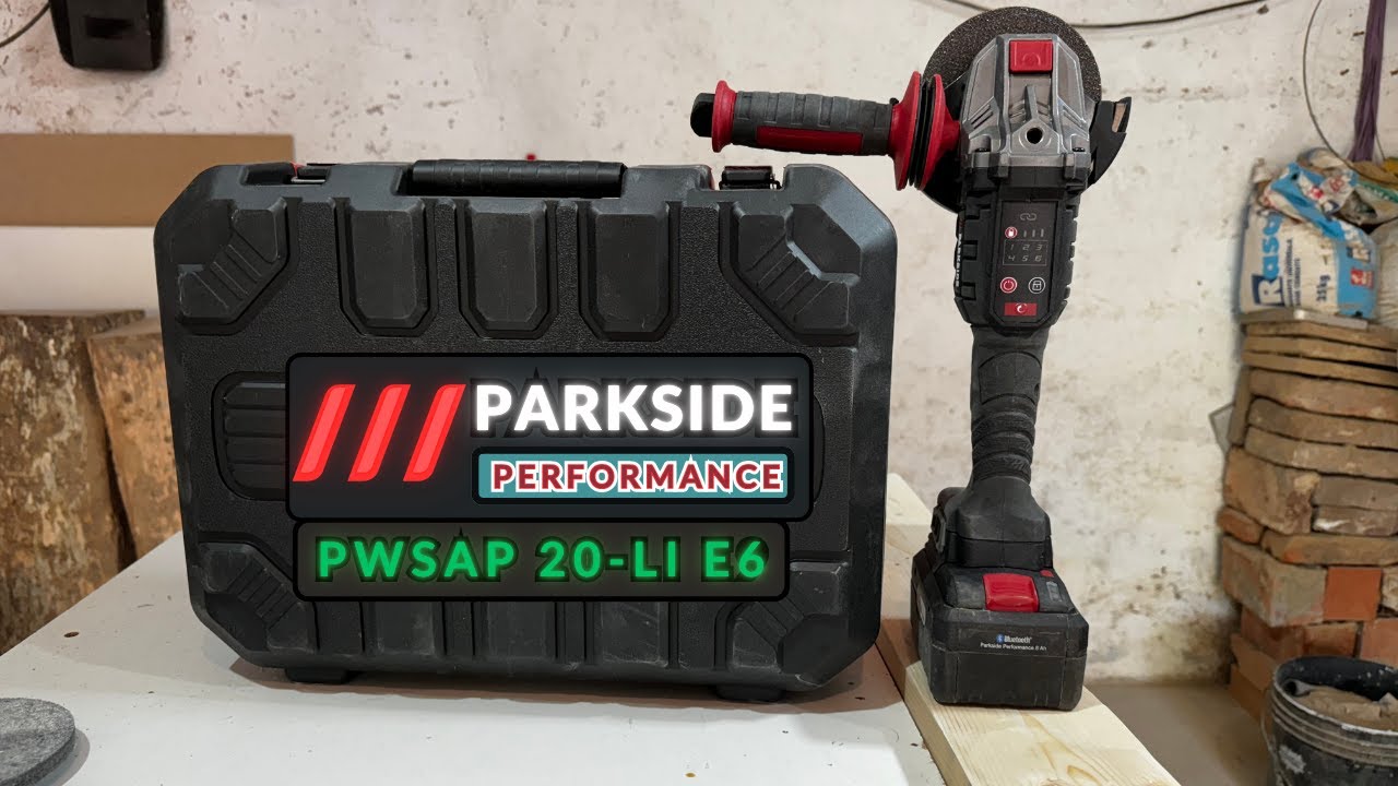 PARKSIDE PERFORMANCE PWSAP 20-Li E6 ANGLE GRINDER