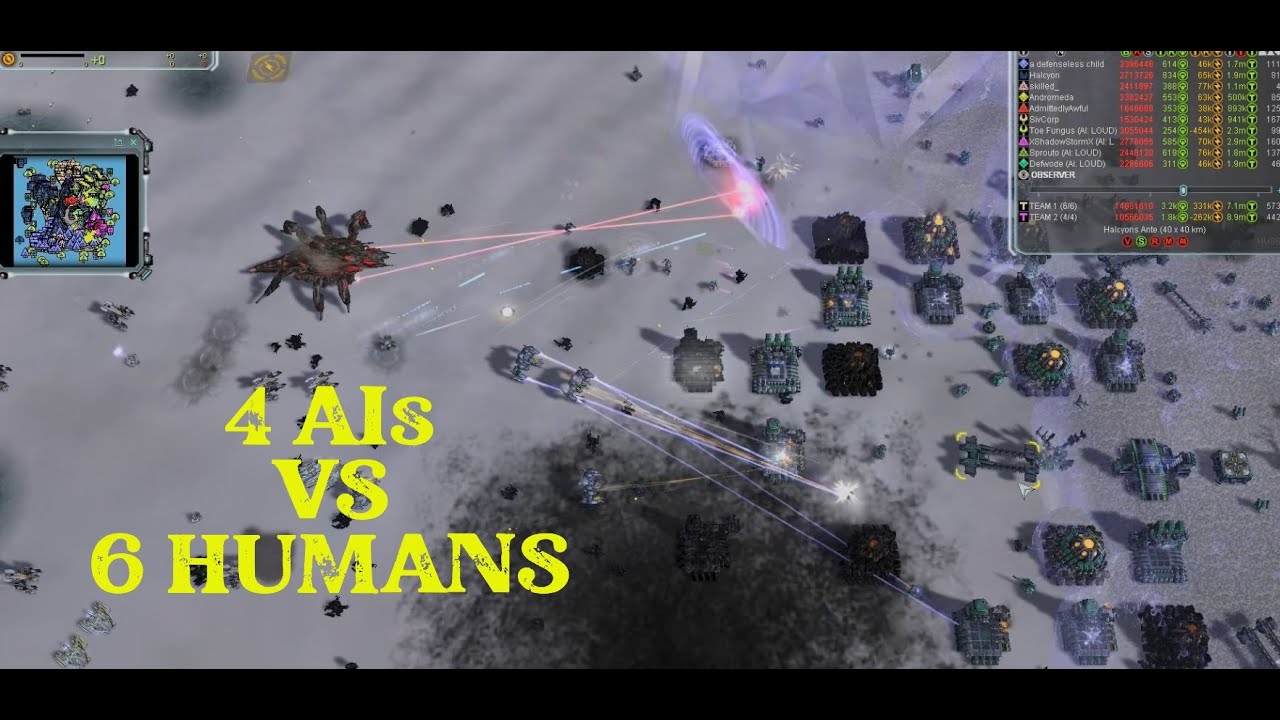Halcyon's Ante #2 - Multiplayer w/ LOUD Mod in Supreme Commander Forged Alliance