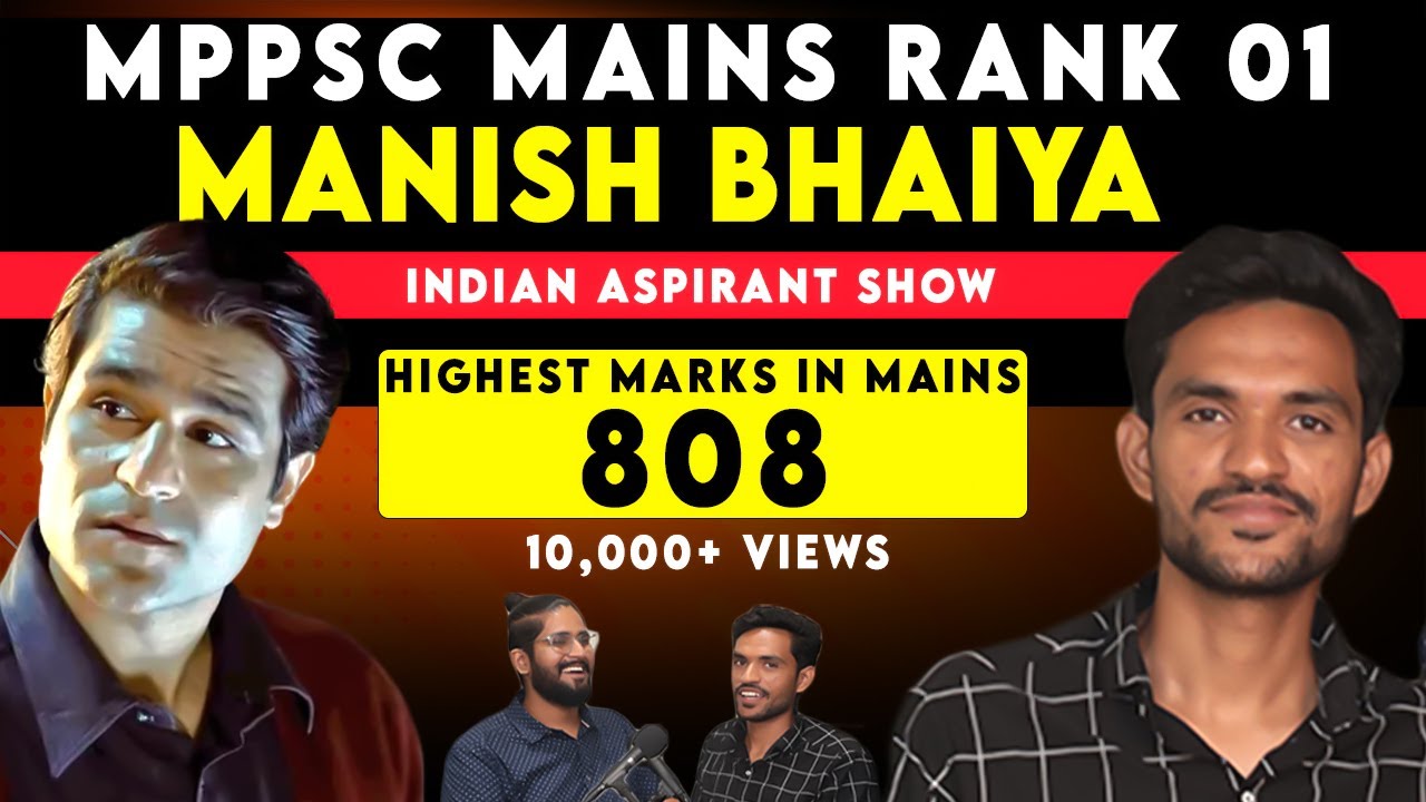 DC Manish Dhangar on his MPPSC Strategy, Preparation Tips & Booklist | MPPSC 2019 Topper Interview
