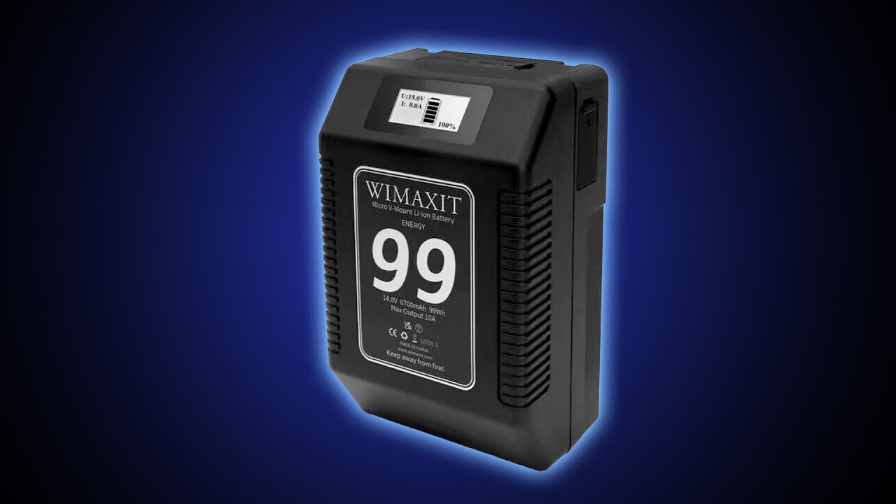 Need a CRAZY AFFORDABLE and POWERFUL V-Mount? Take a look at the WIMAXIT 99Wh V-Mount