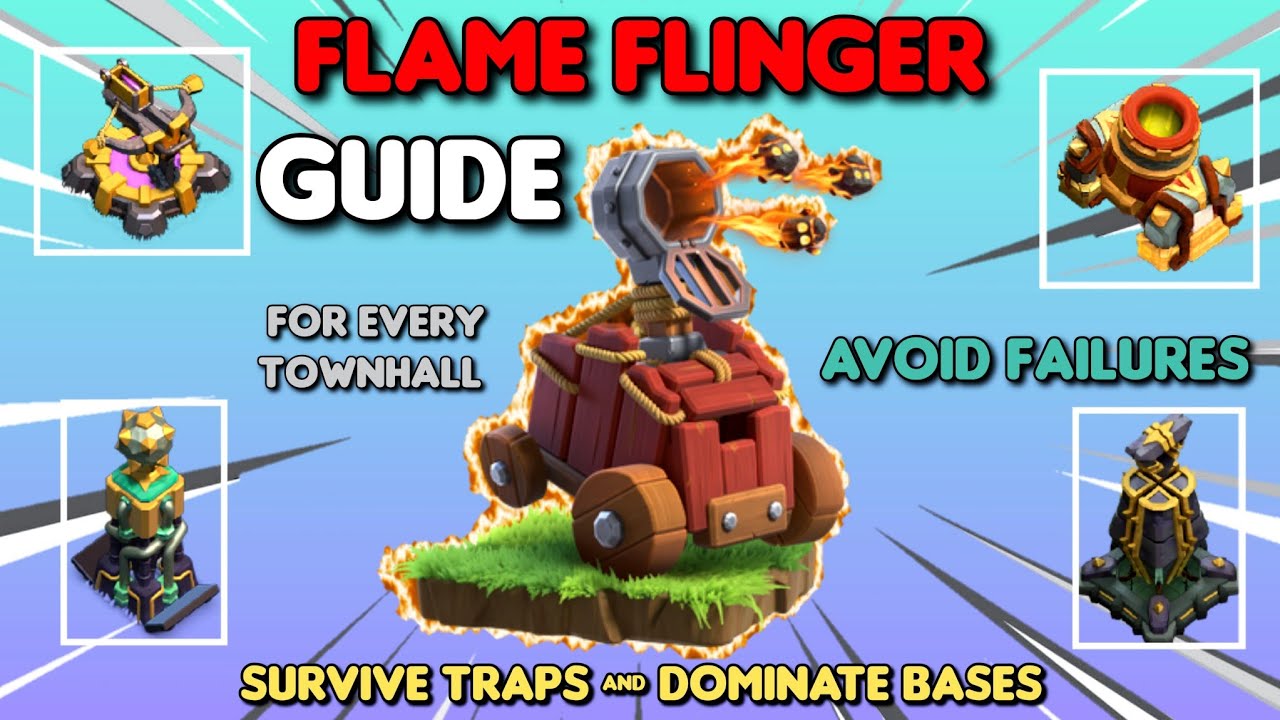 Complete GUIDE for Using FLAME FLINGER in Clash of Clans | Master Every Strategy !