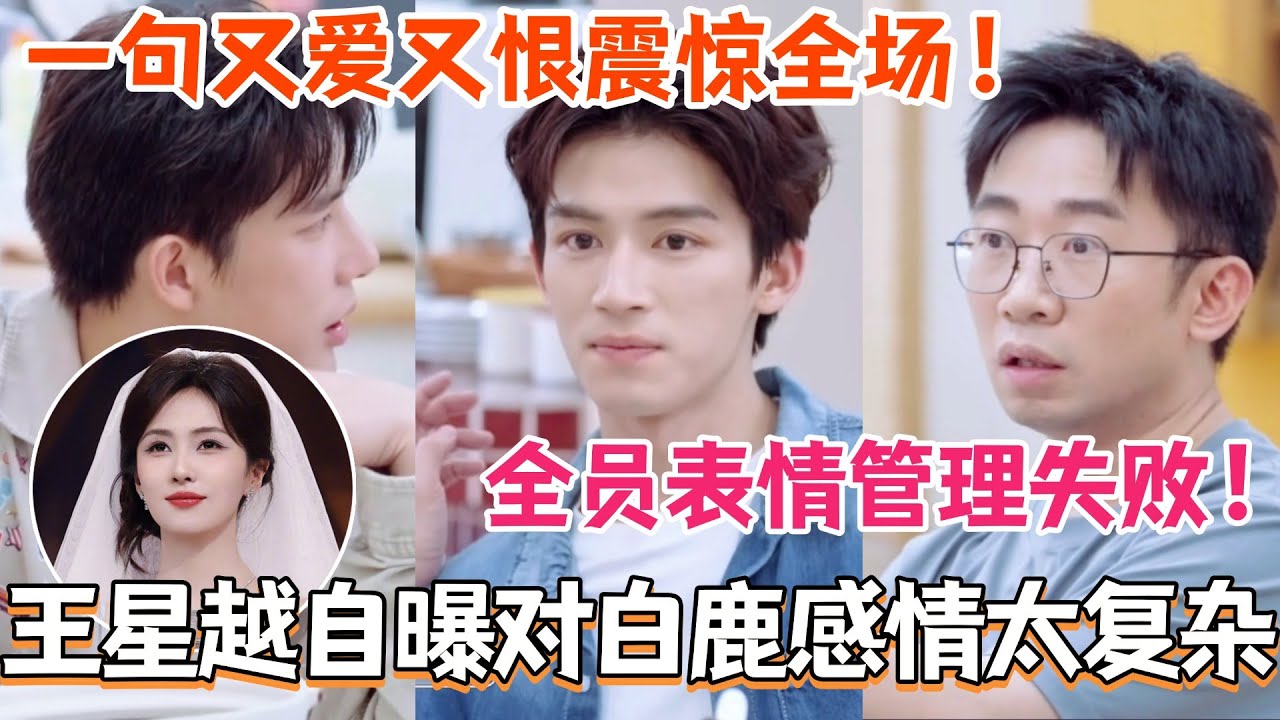王星越自曝对白鹿感情太复杂？！一句又爱又恨震惊全场！全员表情管理失败！#我们的宿舍 #王星越 #白鹿 #综艺 #cdrama