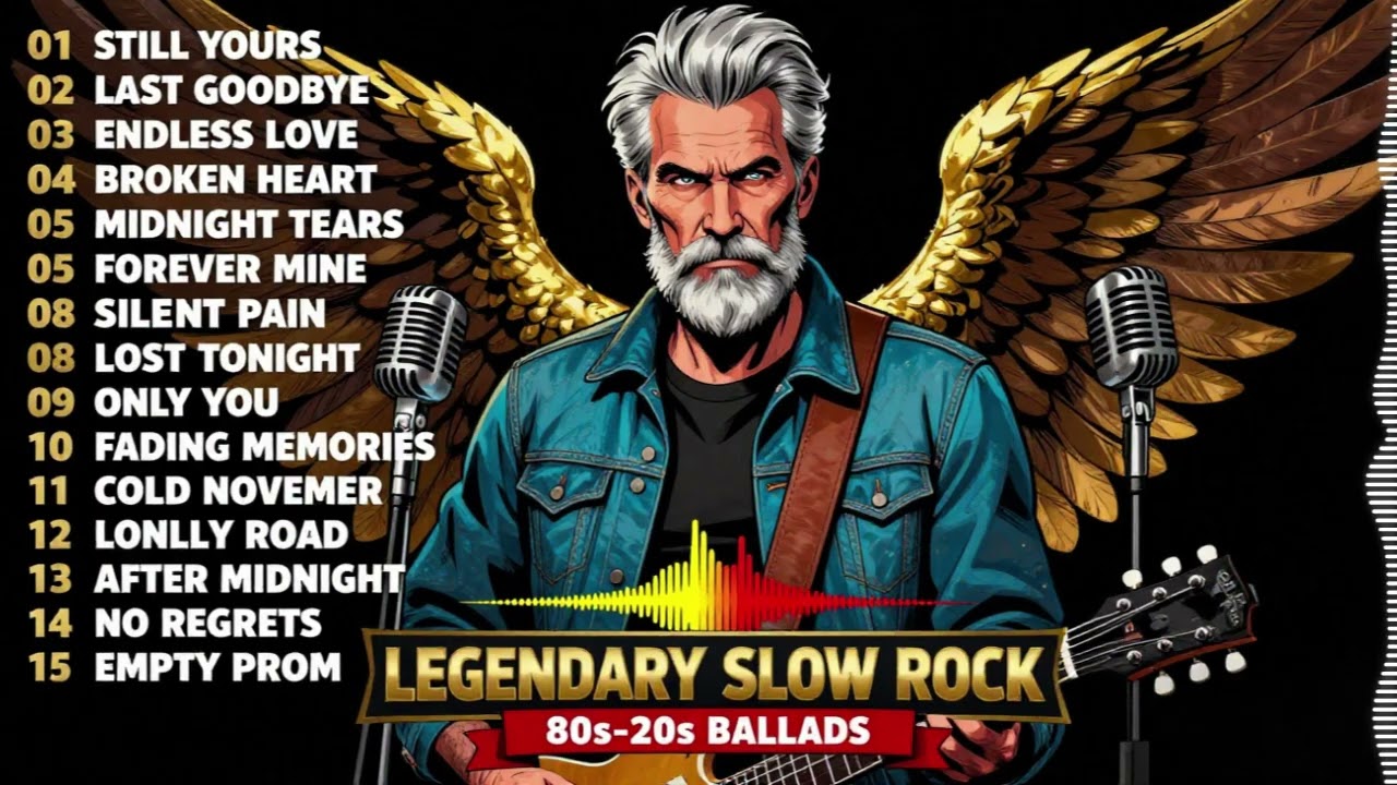 🔥TOP 10  The Ultimate Slow Rock & Classic Rock Ballad Collection &mdash; Emotional Power Hits All Night 🎸