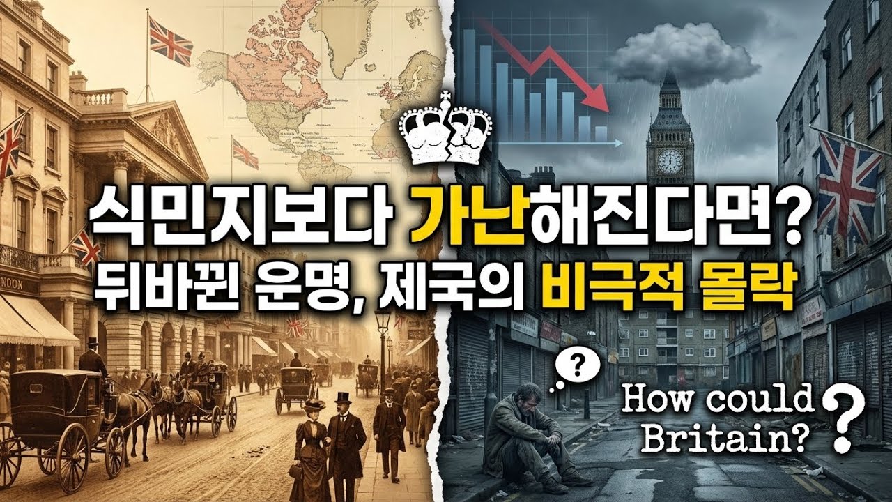 만약 해가 지지 않던 제국이 식민지보다 가난해진다면? (영국 몰락의 서늘한 시뮬레이션)