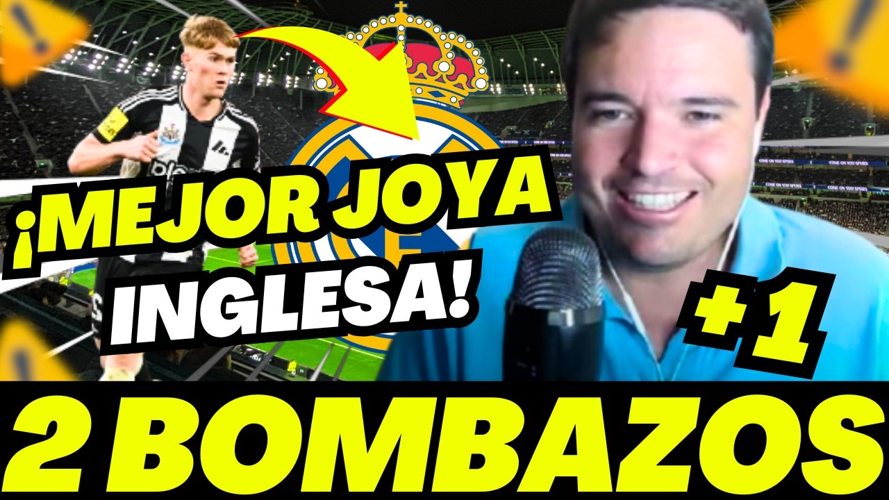 🚨SE VIENE... REAL MADRID PREPARA 2 BOMBAZOS: ¡JOYA INGLESA DE 21 AÑOS + MEDIOCAMPISTA BRASILEÑO!