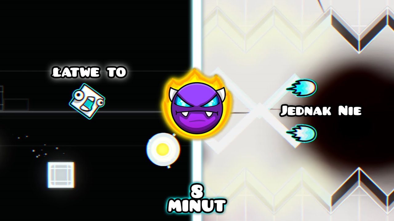 Przechodzę Demona Który TRWA 8 MINUT w Geometry Dash *Psycha rozwalona 100%*