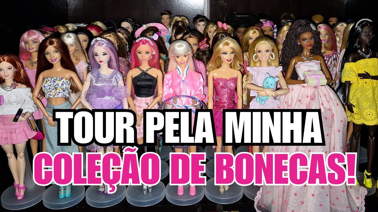 TOUR PELA MINHA COLE&Ccedil;&Atilde;O DE BONECAS BARBIES E MAIS! ✨🎀