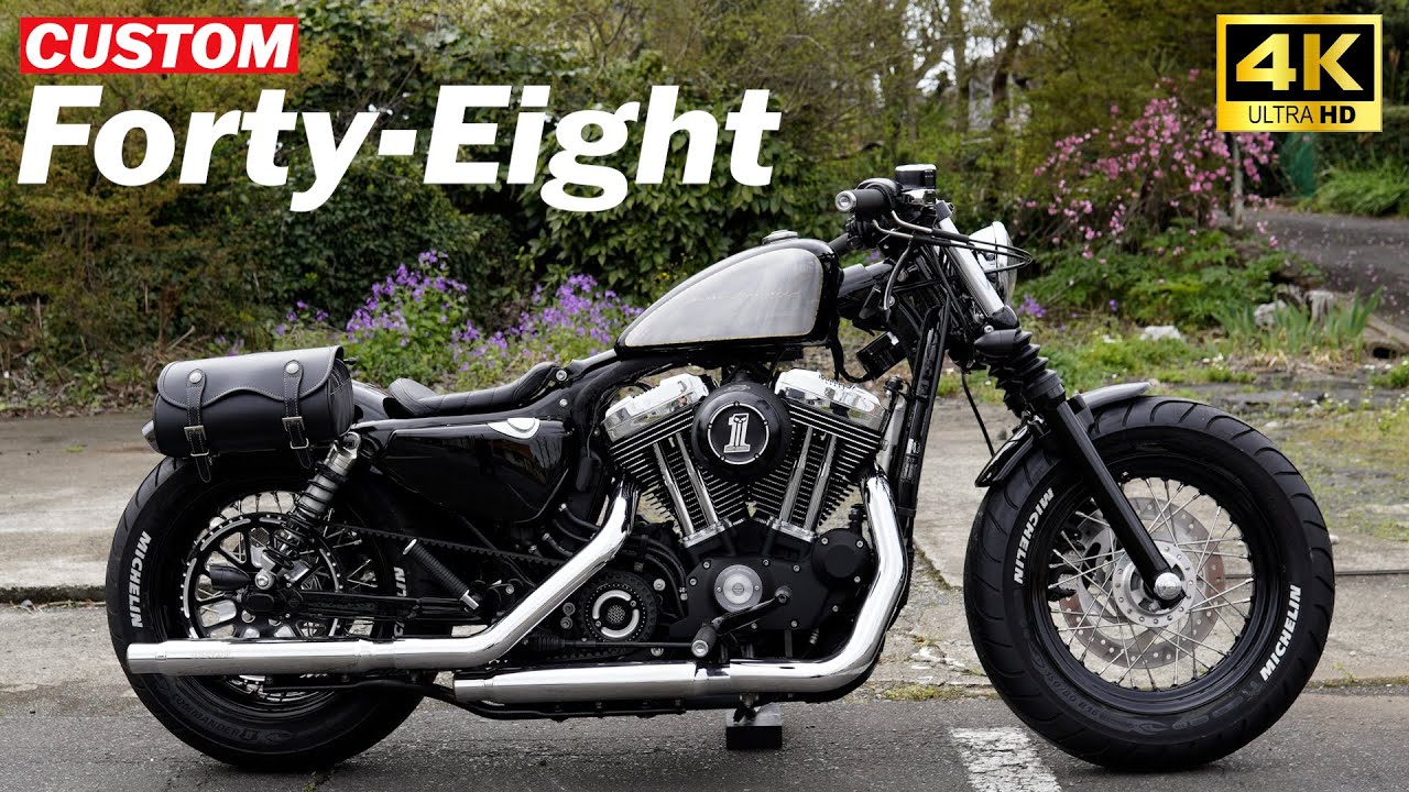 フォーティエイト極上カスタム‼️進化を遂げた美シルエット‼️#harleydavidson #xl1200x