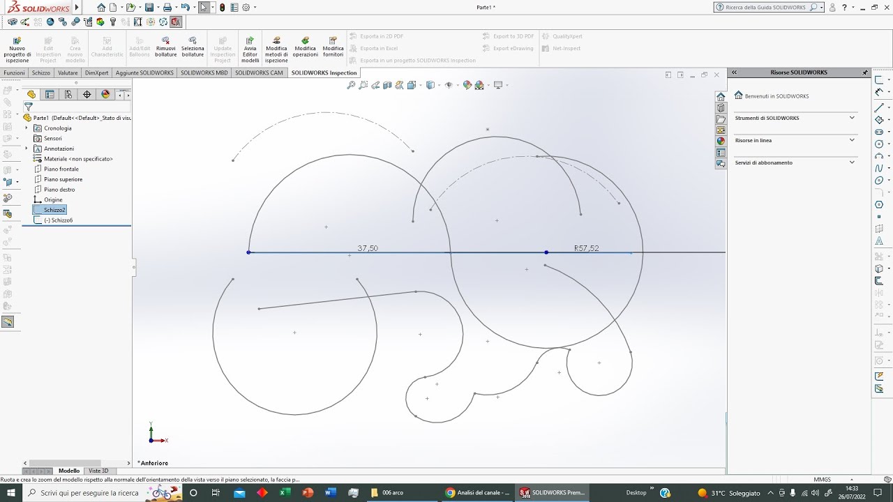 Solidworks: Arco (006)