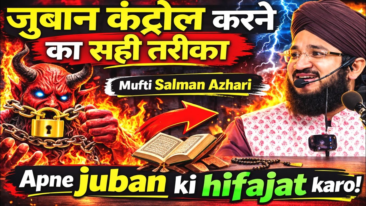 Juban Ki Hifazat | Mufti Salman Azhari |Control your tongue| Zubaan ka galat istemaal