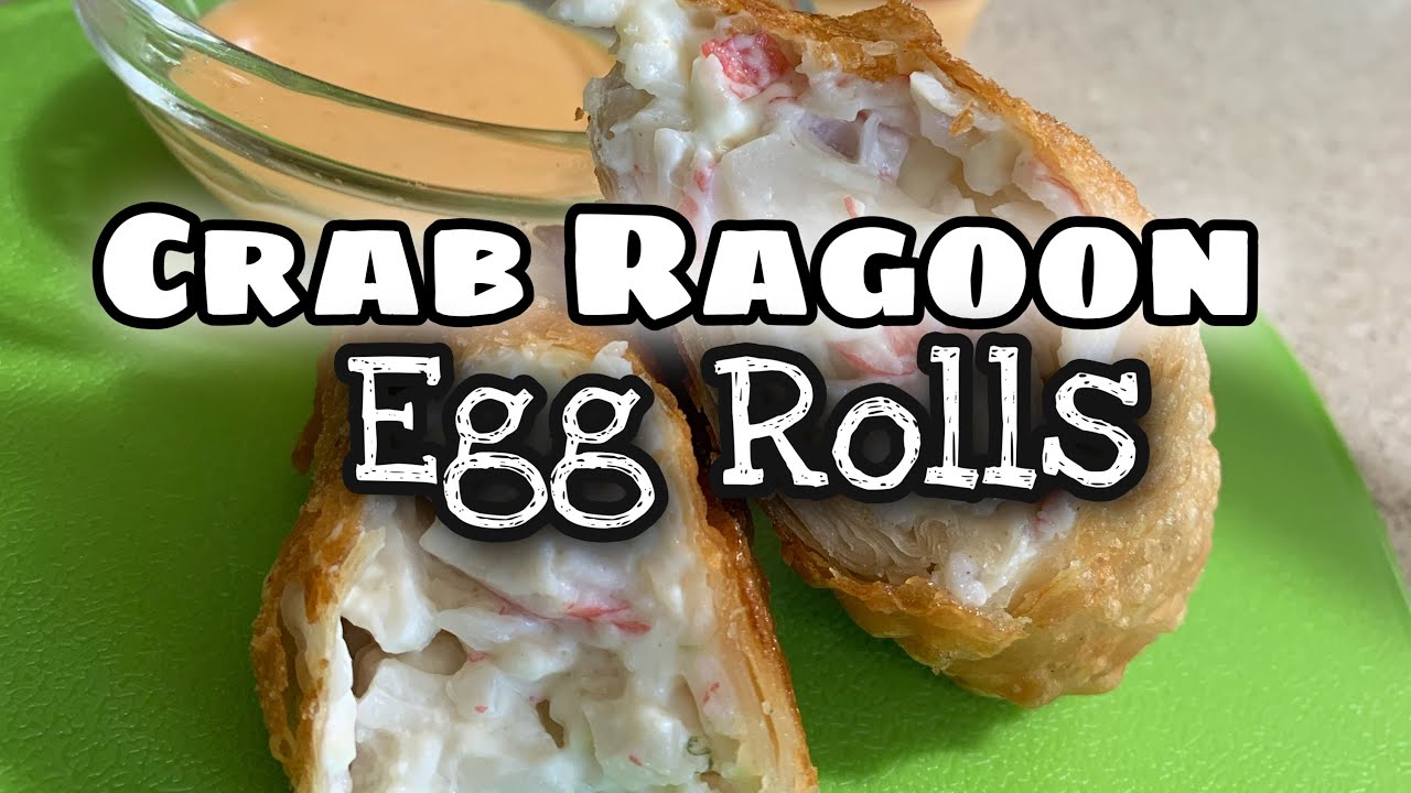 CRAB RAGOON EGG ROLLS 🦀