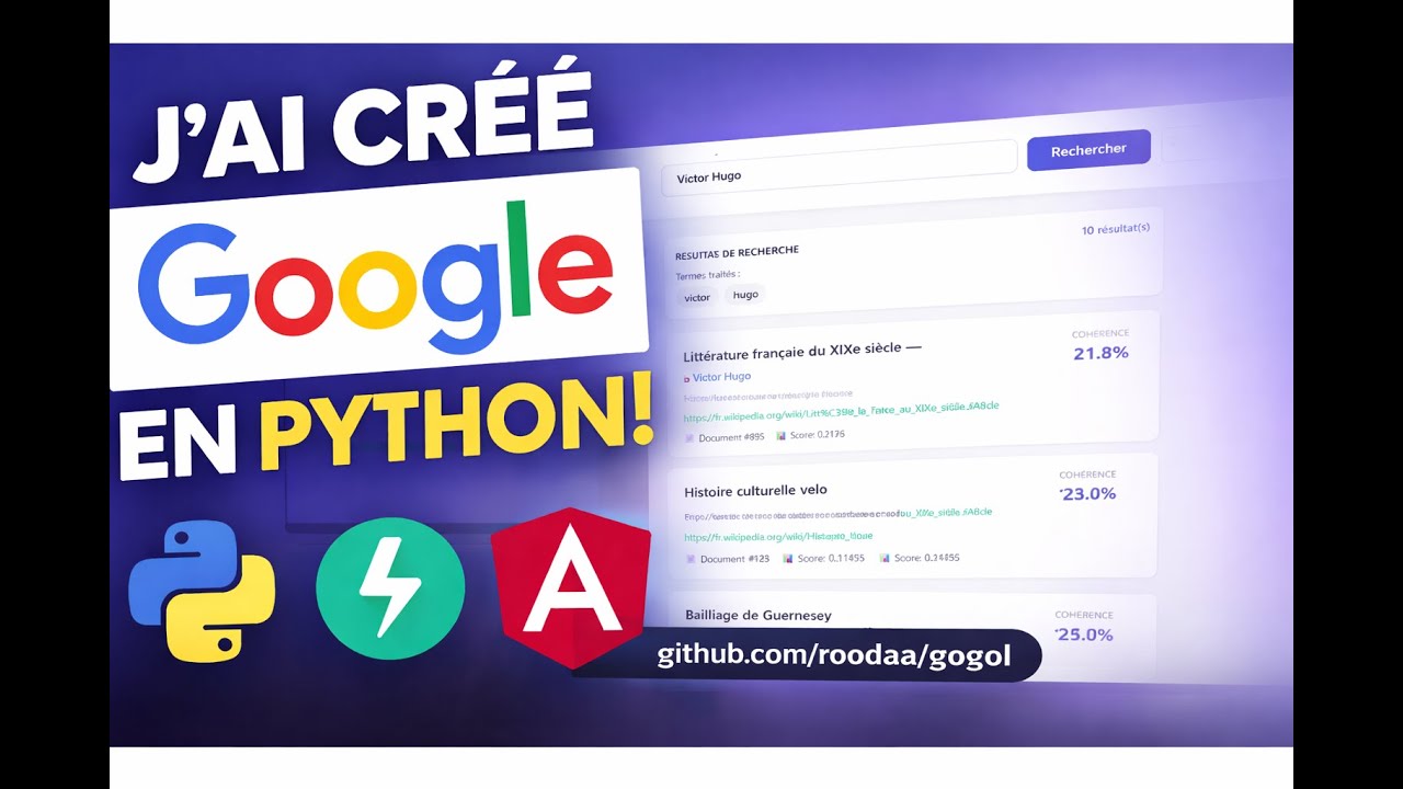 🔍 J’ai recréé un moteur de recherche (presque) comme Google… en Python