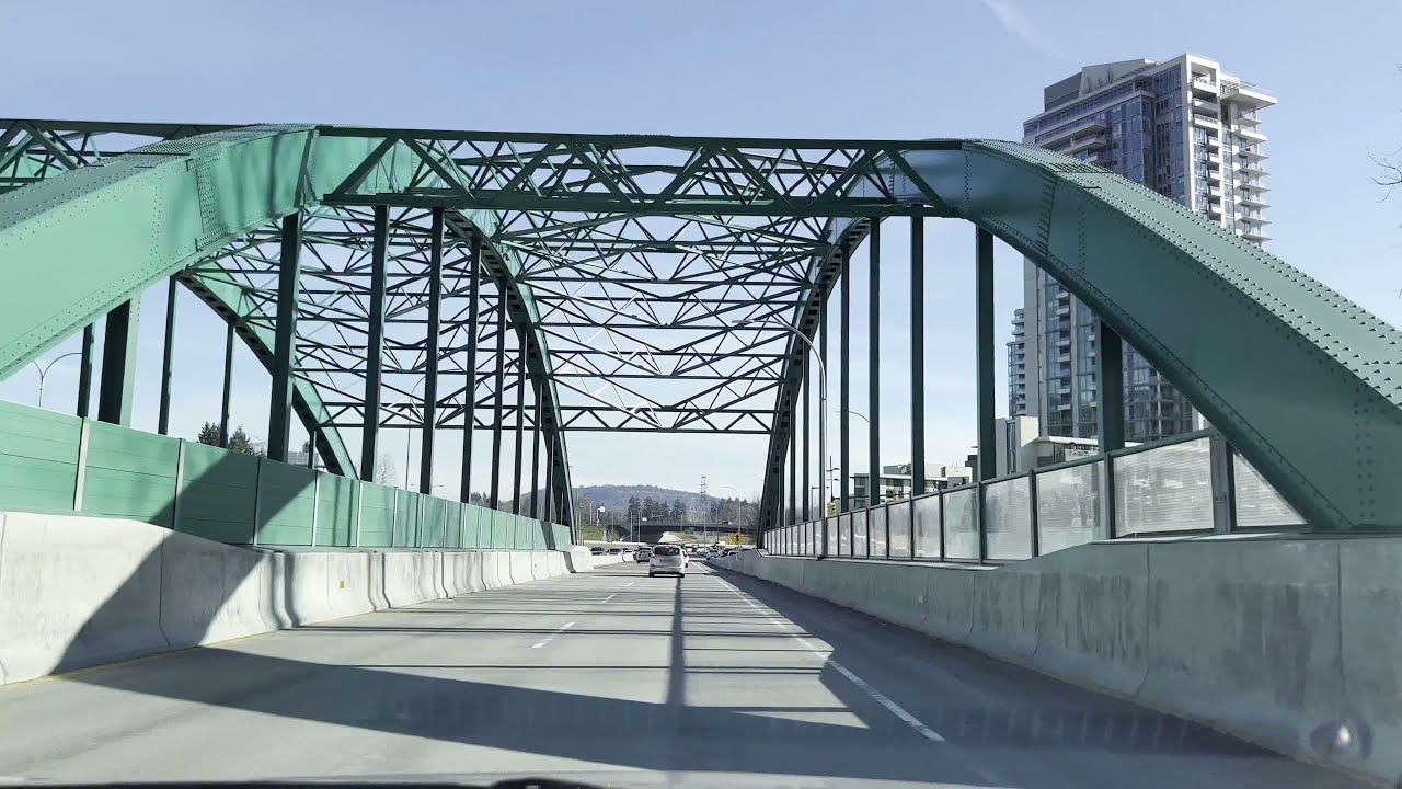 4K Drive Vancouver, Canada - From North Vancouver to Burnaby