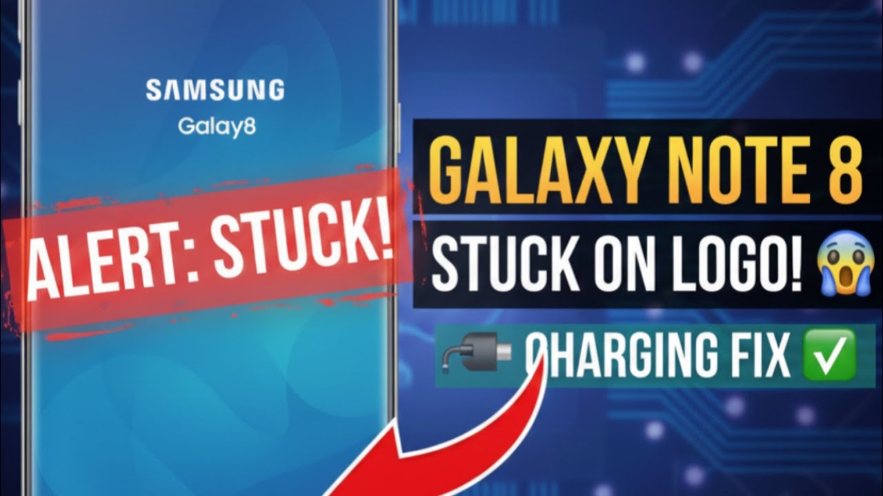 Samsung Galaxy Note 8 Stuck/Hang on Charging Logo FIX! 💯 Solution works #kmaxmobilerepair #youtube 