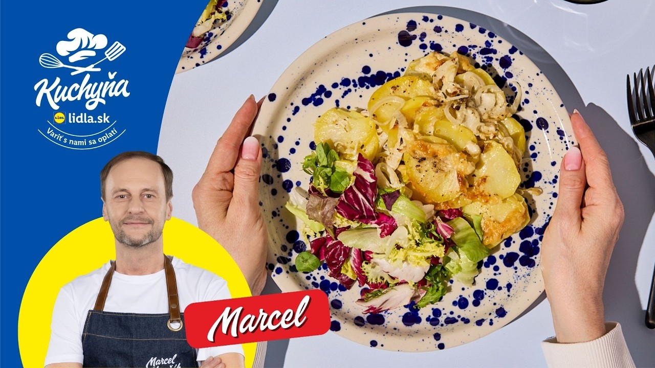 Zapečené zemiaky s morčacím mäsom, feniklom a smotanou 🦃 | Marcel Ihnačák | Kuchyňa Lidla