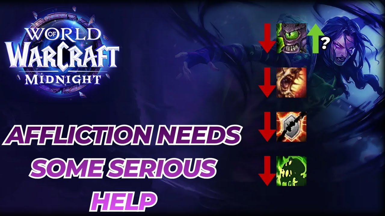 MAJOR Midnight Affliction Warlock Changes and My Thoughts... (They Aren't Good)