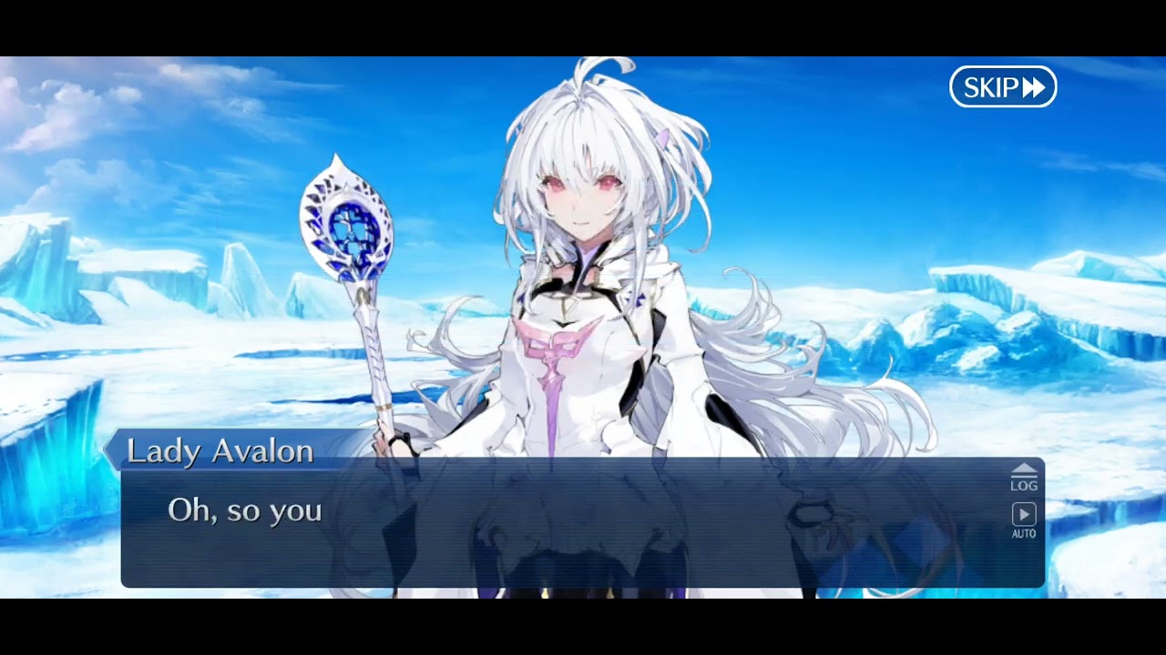 Fate / Grand Order: Valentine 2026 - Getting suspiciously glowing chocolate from Lady Avalon
