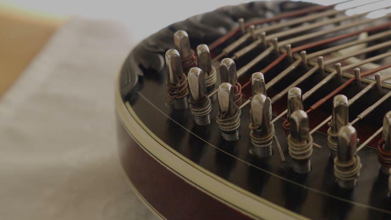 Musikumlehrerin Birgit Ponemayr stellt die Zither vor
