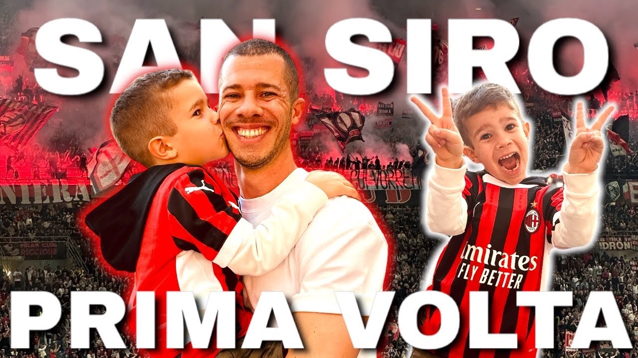 PRIMA VOLTA a San Siro per vedere il MILAN ❤️🖤 Allo stadio con mio figlio | Ac Milan - Salernitana