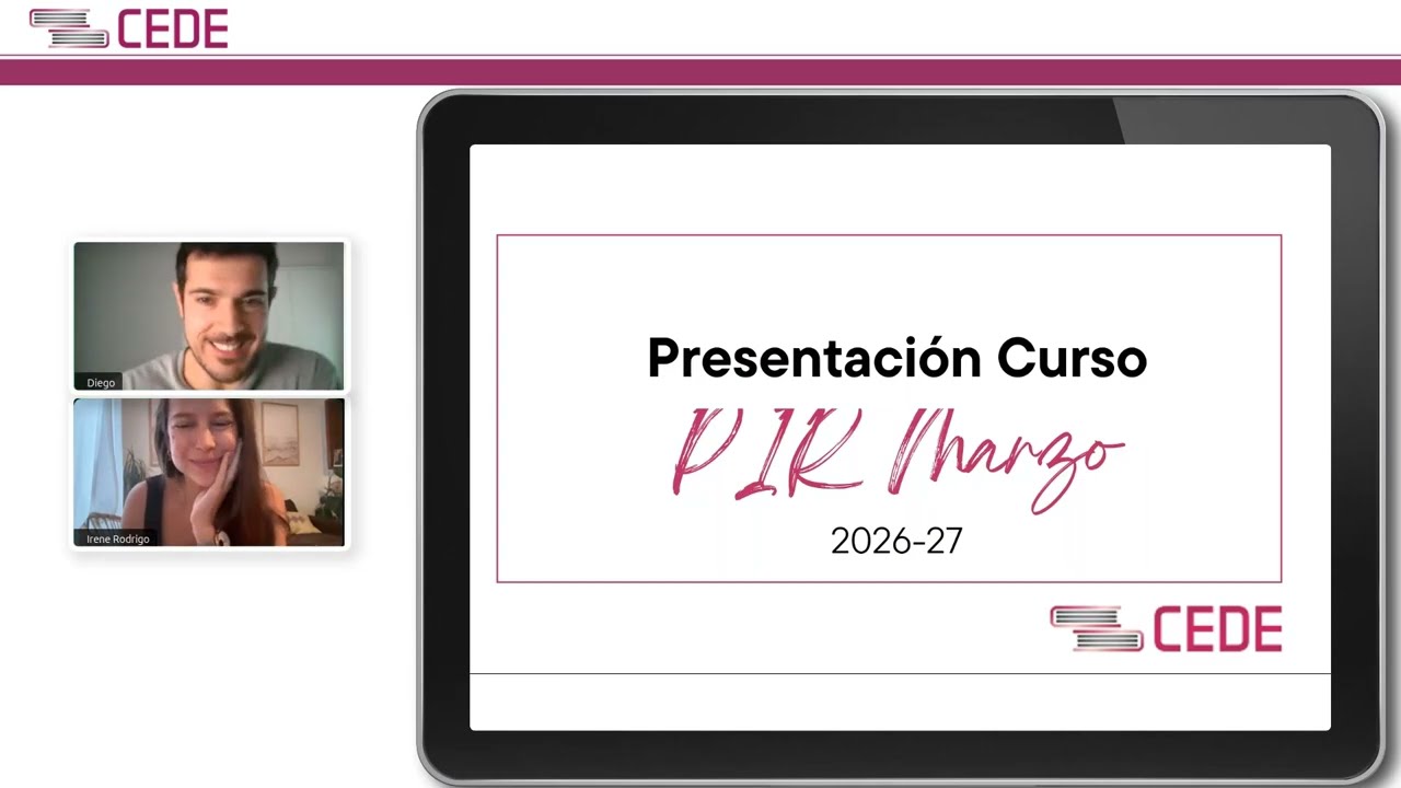 Presentacion Curso PIR CeDe Marzo 2026