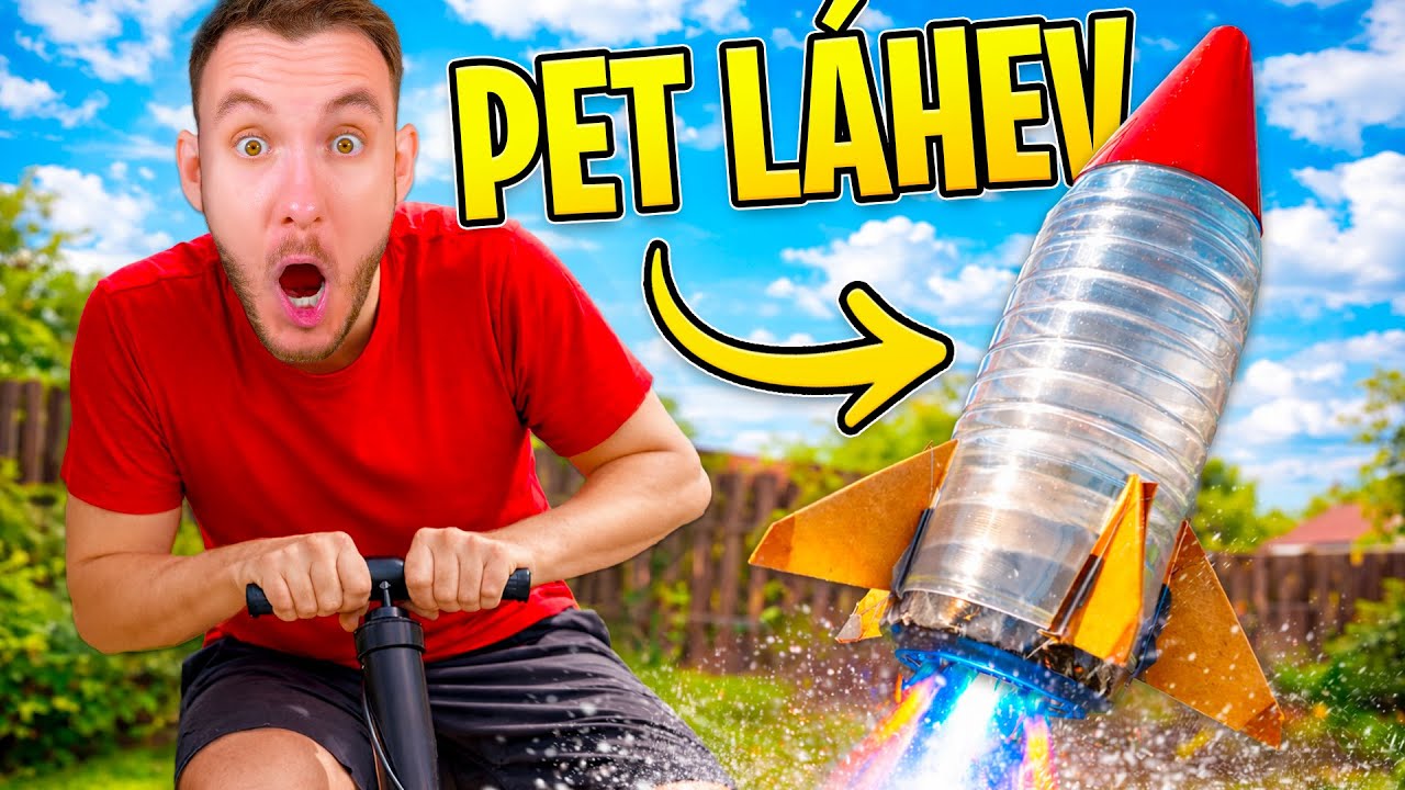 STAVÍM RAKETU Z FLAŠKY! 🚀