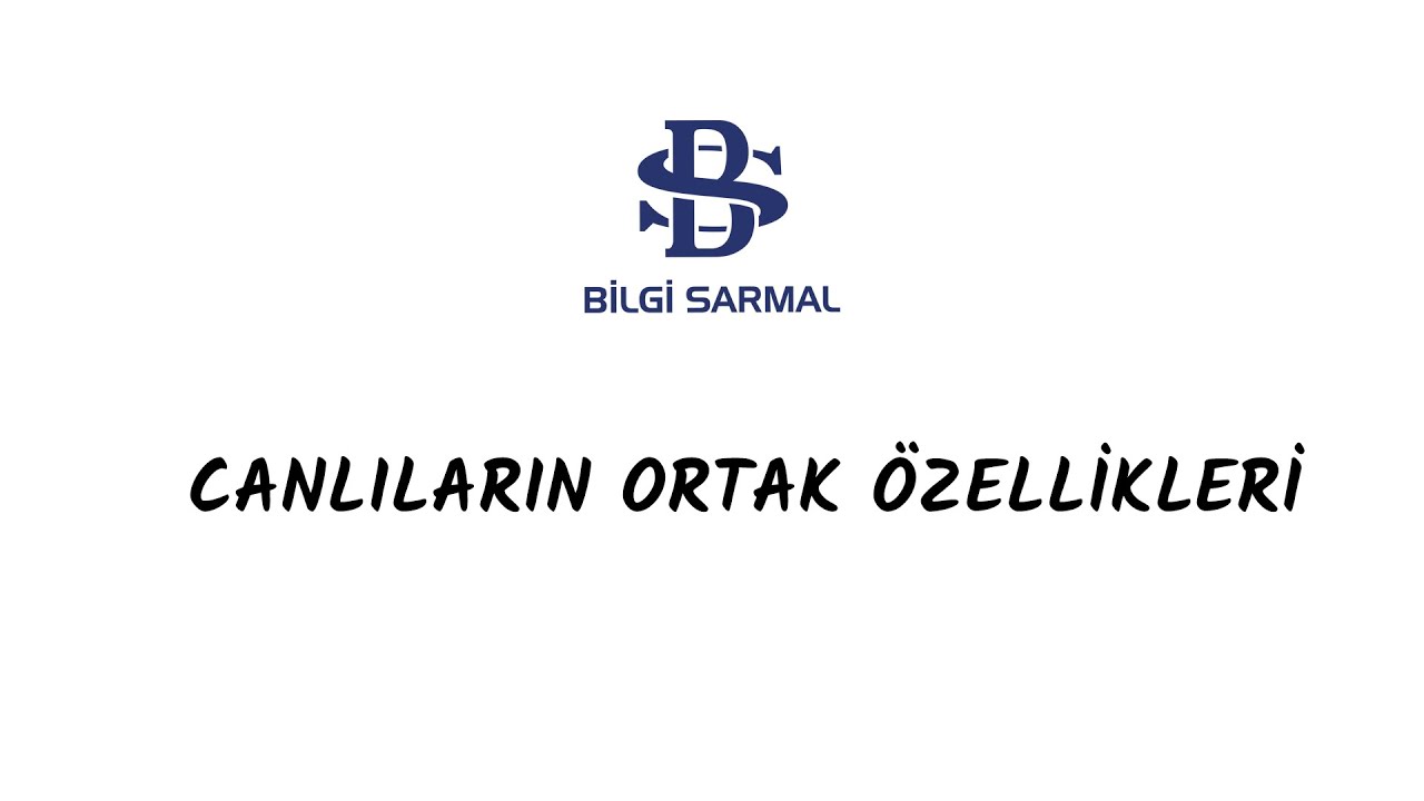 YAŞAM BİLİMİ BİYOLOJİİ  |  CANLILARIN ORTAK ÖZELLİKLERİ  |  TYT BİYOLOJİ   |  9.SINIF BİYOLOJİ