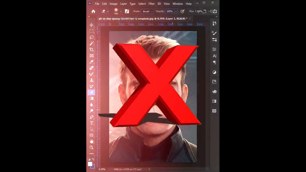 Quick Face Change Trick Photoshop Tutorial Shorts