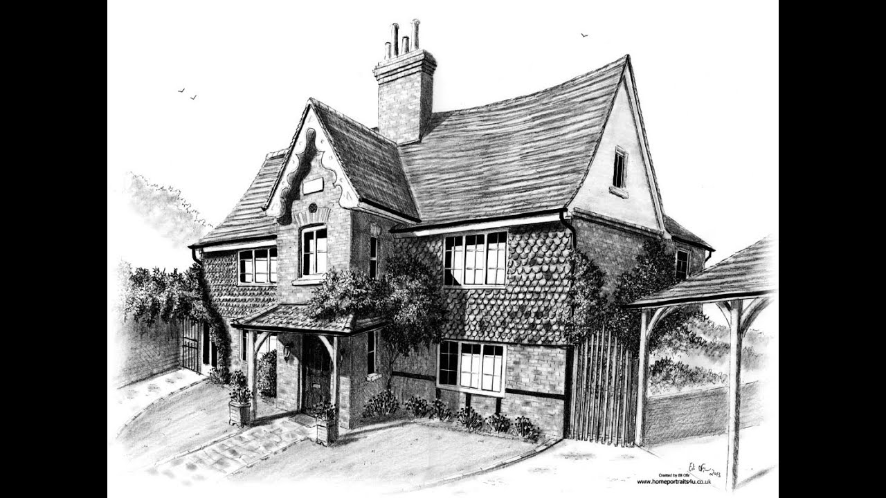 How to Draw a House - Lesson No.1 of 10 - Course with Eli Ofir