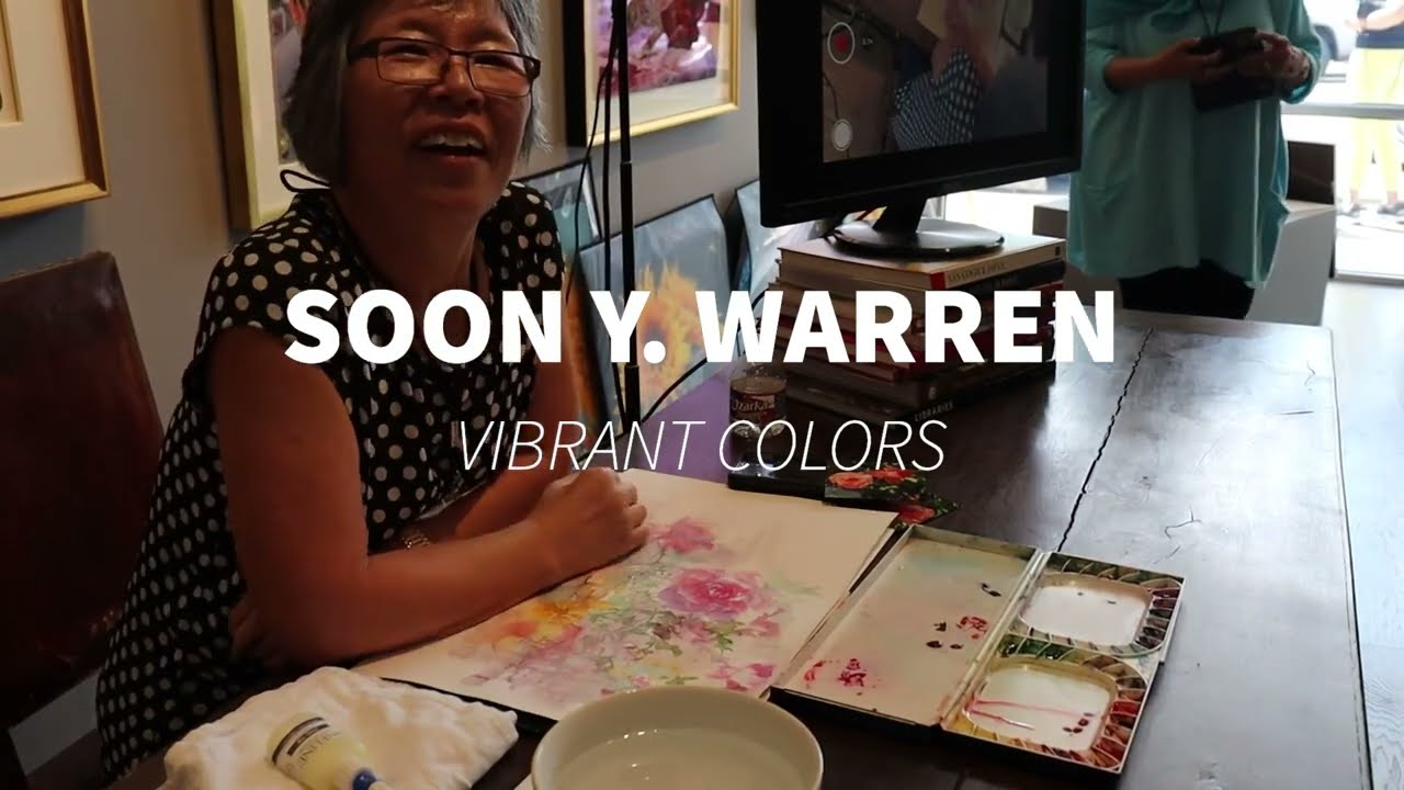 Soon Warren Artist Demo for Vibrant Colors | Art Gallery Prudencia