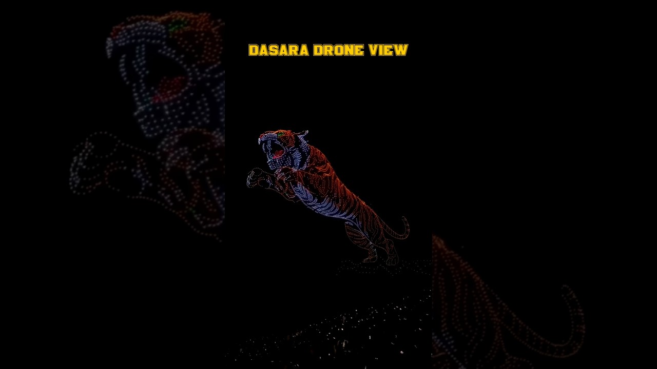 mysore dasara | mysore dasara 2025 drone show | navaratri 2025
