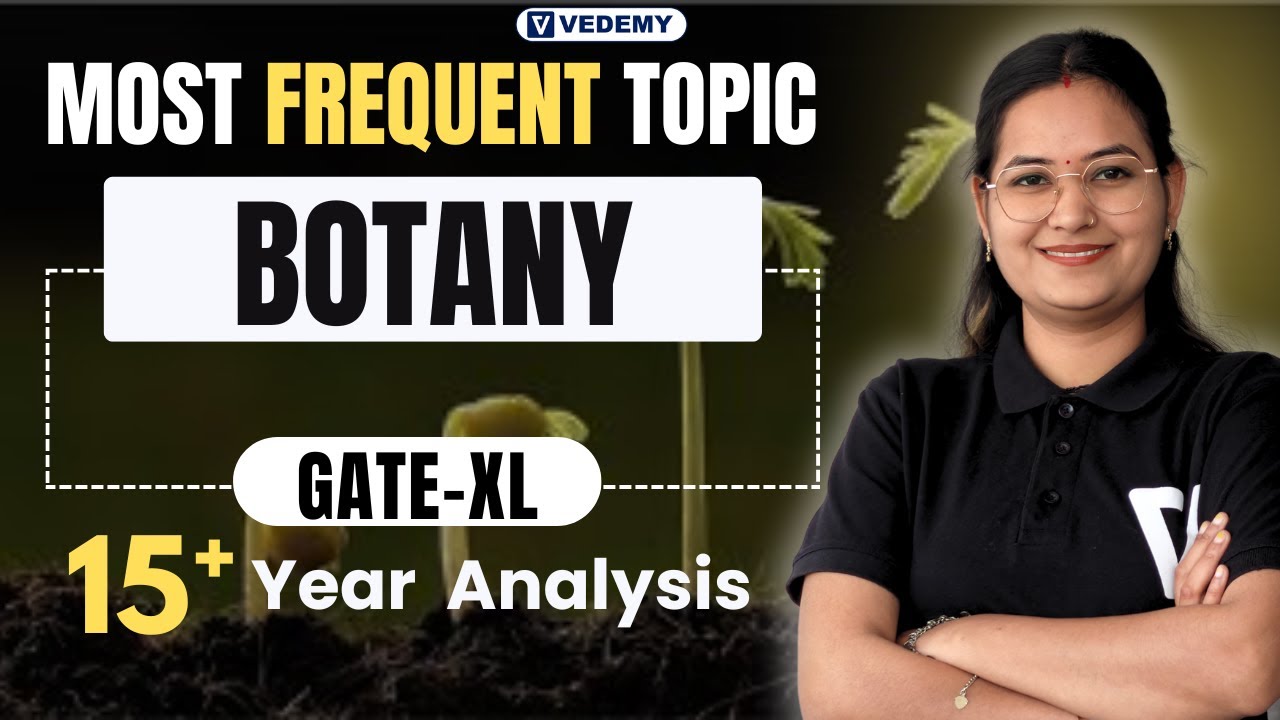 GATE-XL | Most Frequent Topics | Botany | 15 + Year analysis | CSIR | GATE | DBT | Dr. Ravina Rai