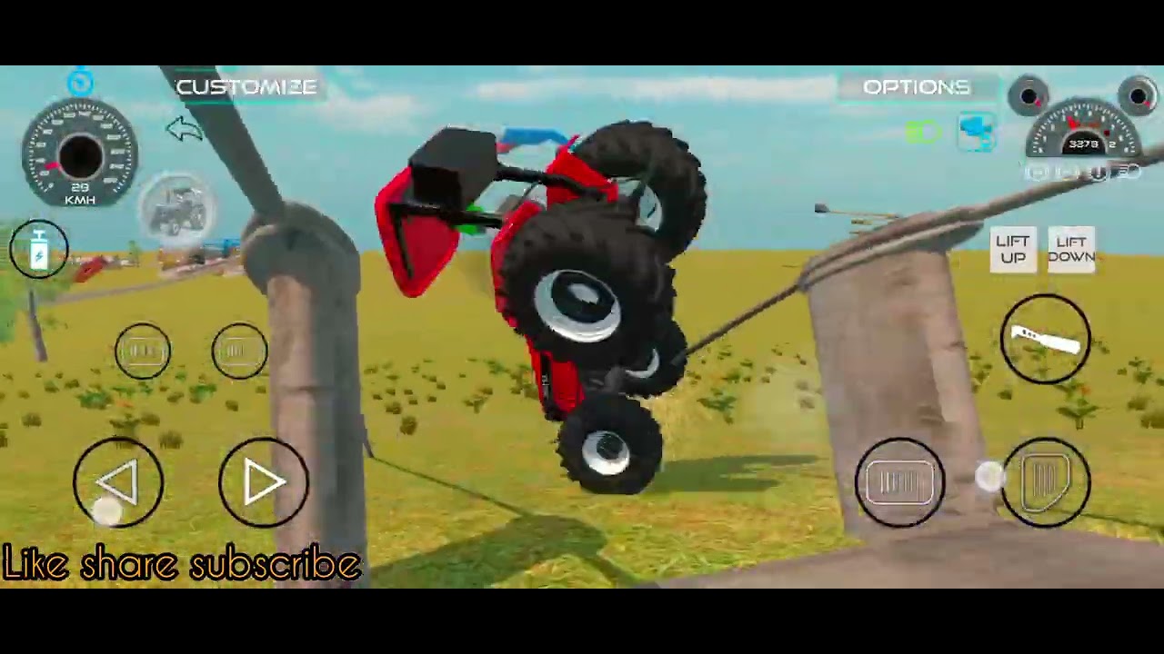 पाजी ने ट्रैक्टर को तोड़ दिया! NEW tractor GAME 2026 #tractor #farming #games #yt #gameplay #jcb