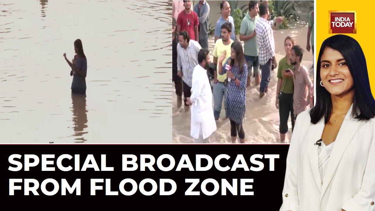 Watch The Fearless Ground Report From Sunk Delhi | Flooded Delhi Stuns The Nation