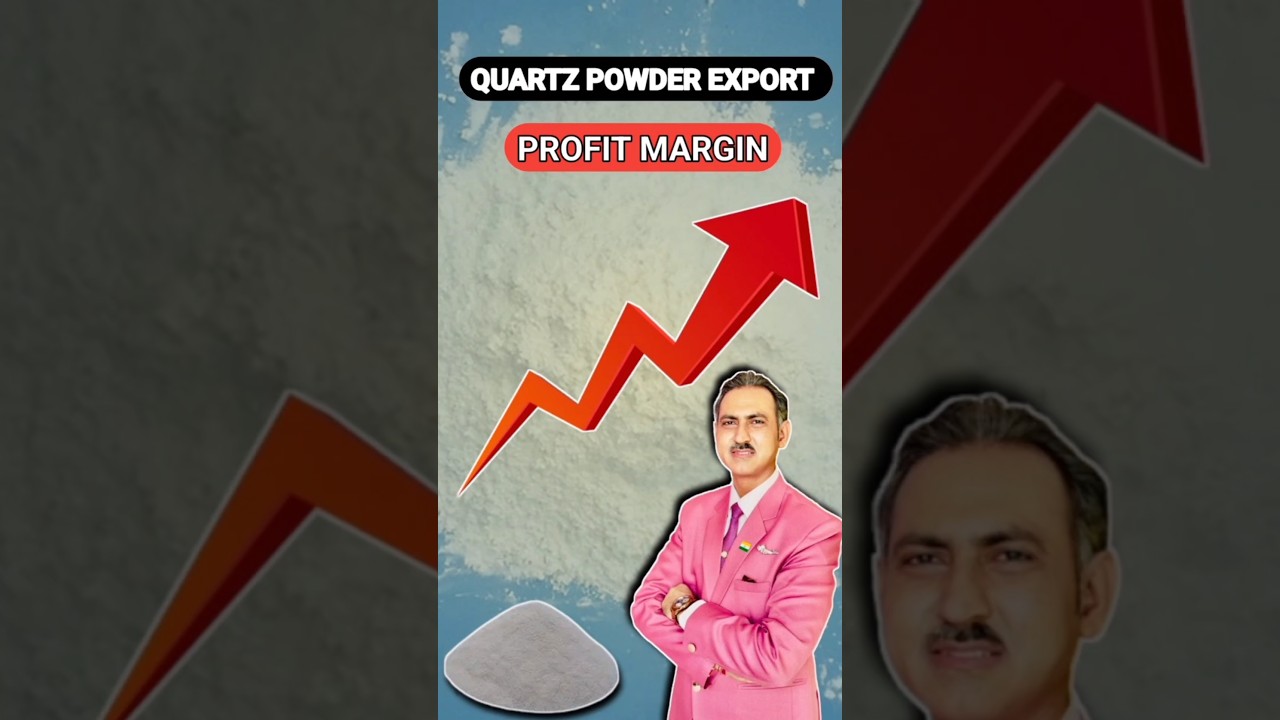 Quartz powder export profit margin #shorts #ytshorts #shortsfeed #rajeevsaini