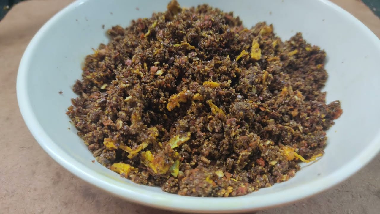 Alsi ki dry chutney अलसी की सूखी चटनी 