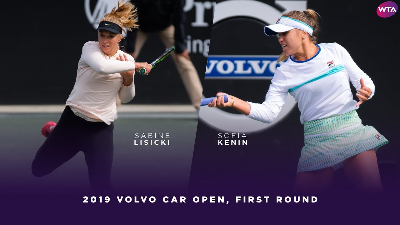 Sabine Lisicki vs. Sofia Kenin  | 2019 Volvo Car Open First Round | WTA Highlights