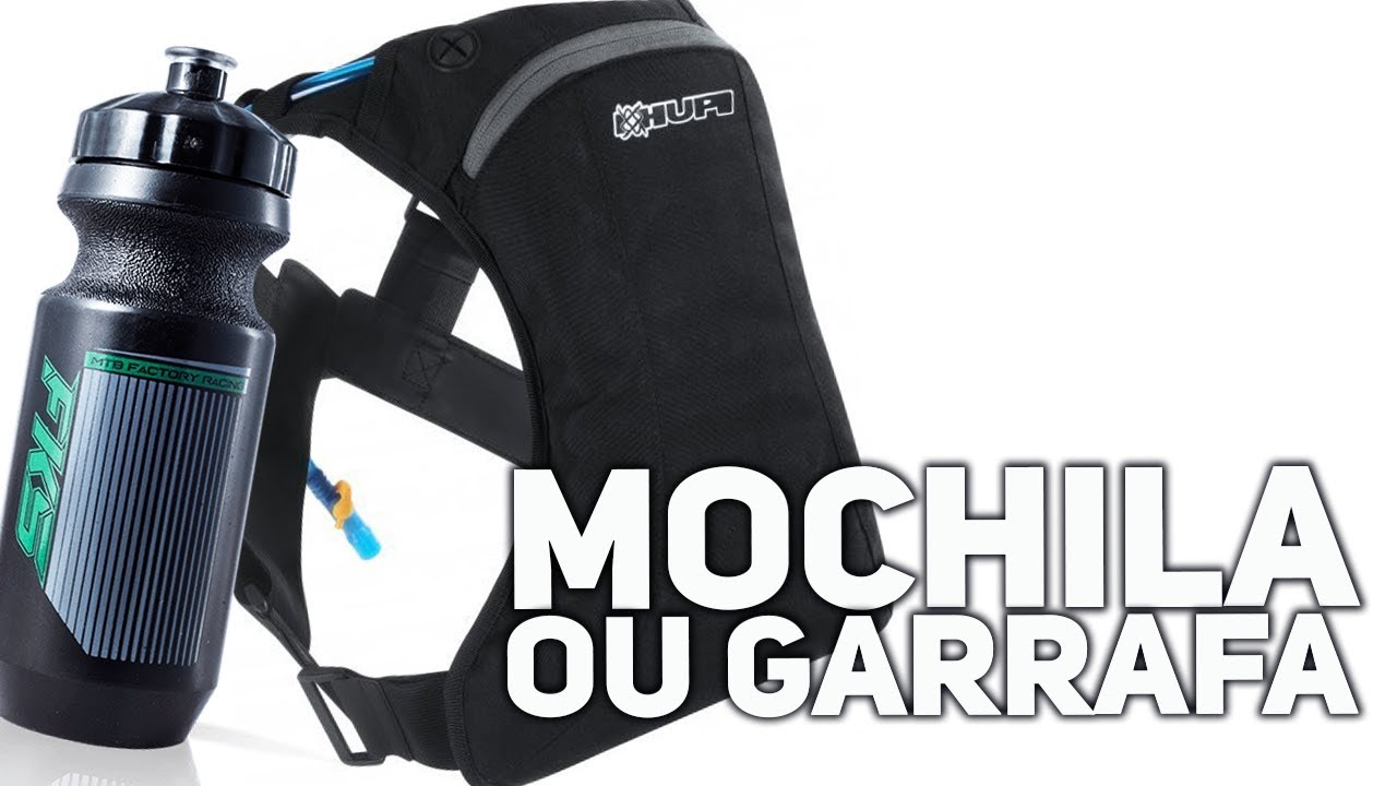 MOCHILA DE HIDRATAÇÃO OU GARRAFA PARA PEDALAR? O QUE USAR E QUANDO? | Canal de Bike