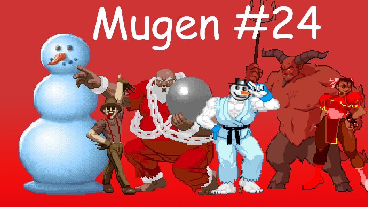 AN Mugen #24: Snow Man & Santa Claus VS Satan & Dark Chun Li
