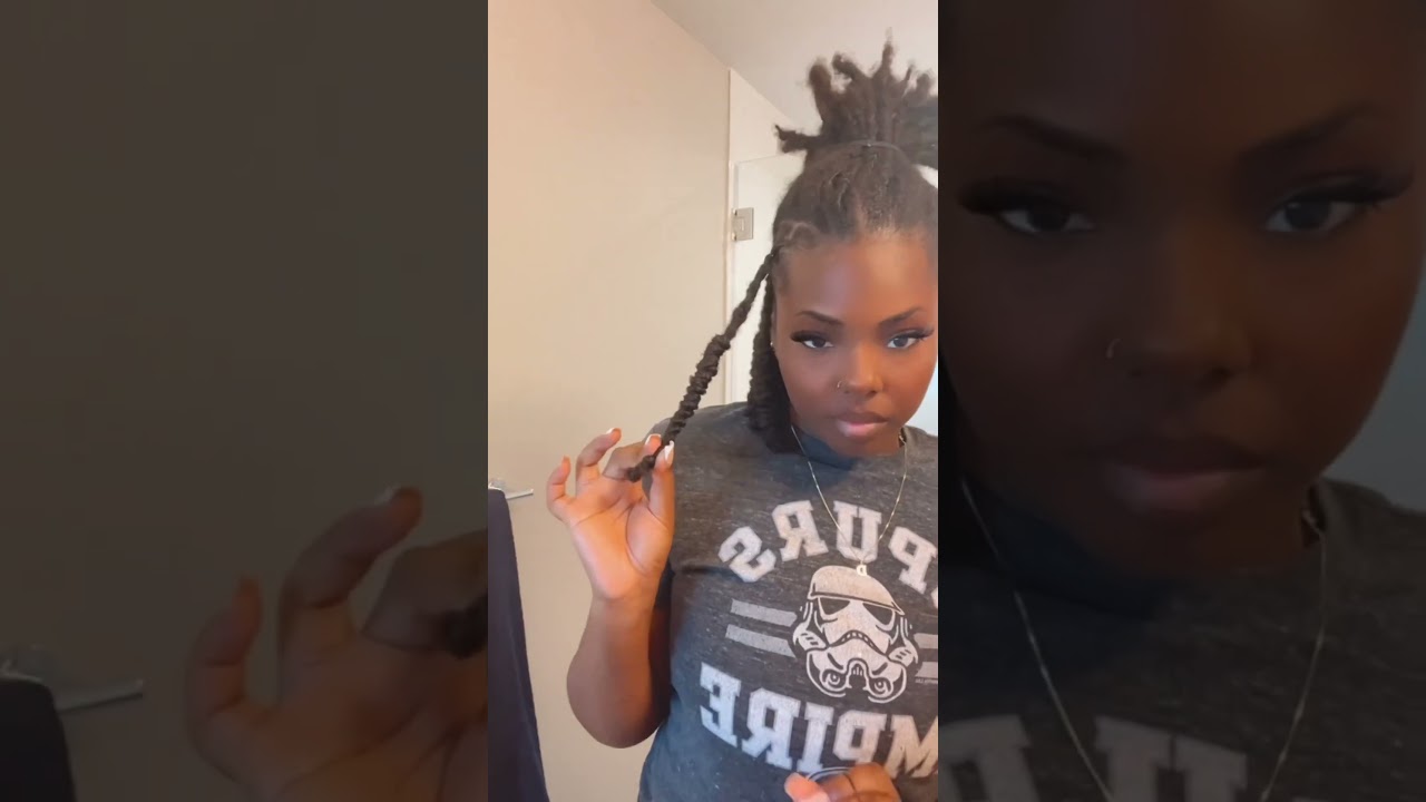 How to achieve a knot bob with Short Locs