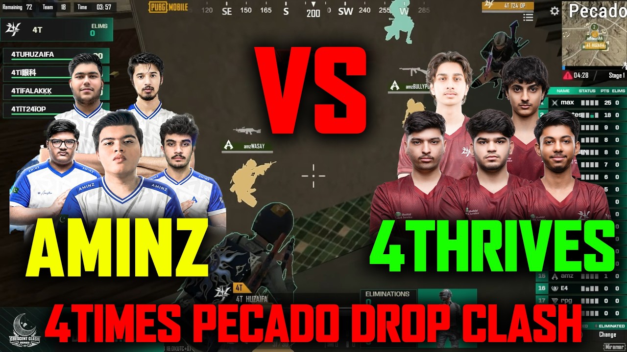 4thrives против Aminz: два подряд боя за высадку Пекадо 🤯 Потрясающие командные сражения 🔥 4thriv...